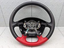1997-2004 C5 Corvette Z06 Steering Wheel Leather Black Red Nice 16K Donor NICE