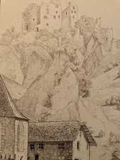 Très Beau Dessin XIXe 1830