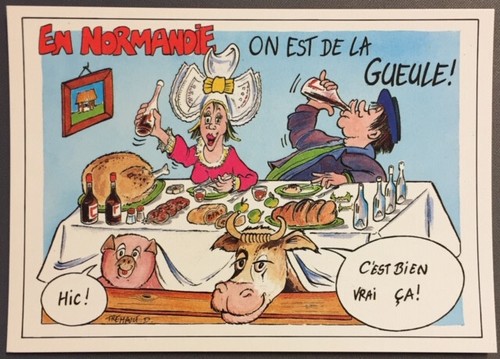 Carte postale humoristique - carte,