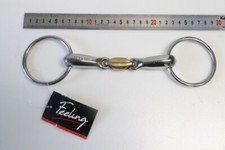 Mors Cheval 2 anneaux Anatomic double brisure en Cyprium FEELING 600279135 135mm