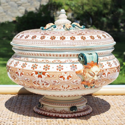 Ancienne soupière faïence - en,