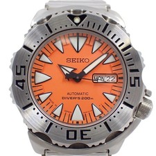Montre Homme SEIKO Orange Monster 4R36-01J0 Automatic Day Date Bracelet