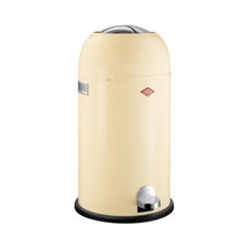 Wesco Kickmaster Poubelle à pédale en acier amande 33L