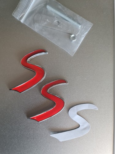 Mini cooper logo calandre - 2x,