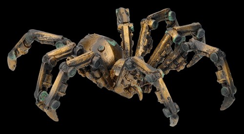 Steampunk figurine araignée - figurine,