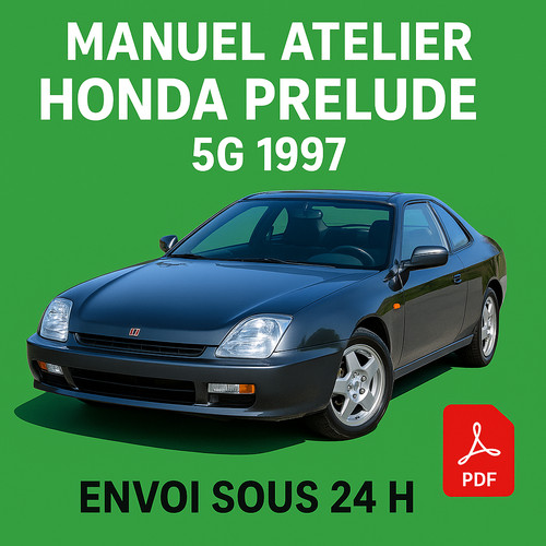Manuel atelier honda prélude - manuel,