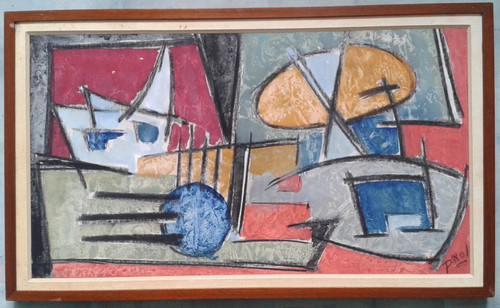 Composition abstraite - ",
