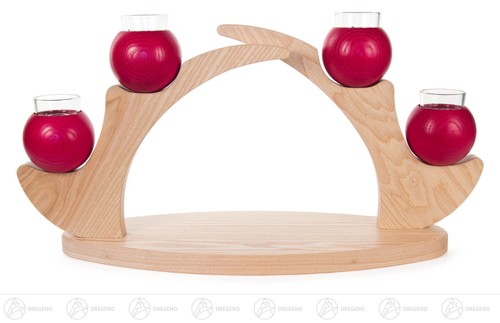 Table lustre pour bougies - pour, 4