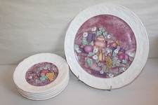 Service à dessert en faïence