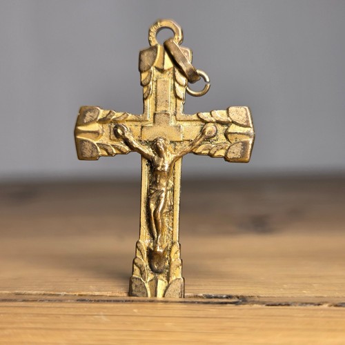 Pendentif plaqué croix - croix, du
