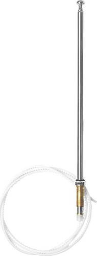 Mât antenne dentée 900mm - mât,