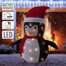 Pingouin de Noël LED