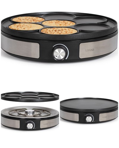 Crêpière inox 1 - inox, 2