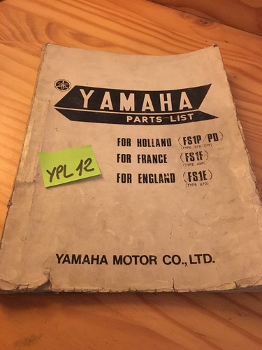 Yamaha parts list - fs1p, 50