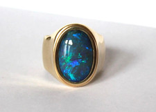 Bague Pour Homme En Opale