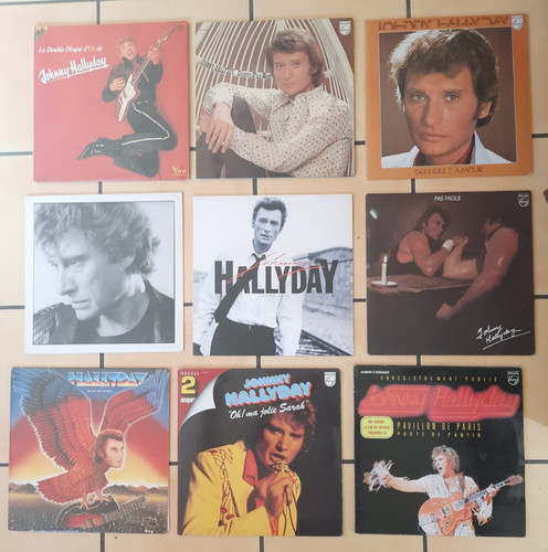 Lot vinyles chanson - lot, 9