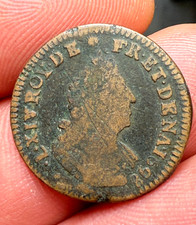 Louis XIV , liard au buste