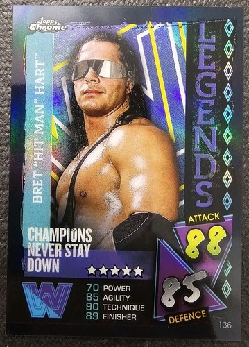 Bret hit man hart - hart, topps
