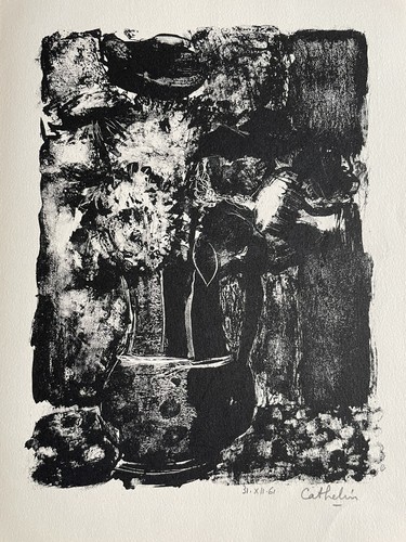 Bernard cathelin lithographie - bernard,