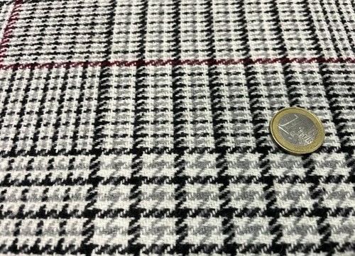 Tissu lainage motif prince - lainage,