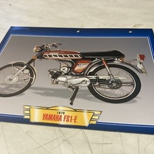 Yamaha 50 FS1-E 1975 FS1 Fizzy fiche carte moto passion collection Atlas