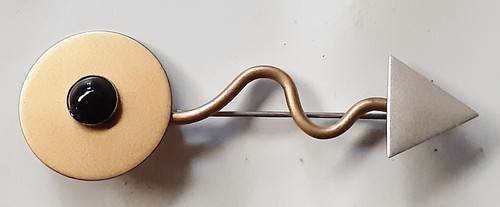 Broche rétro design - broche,