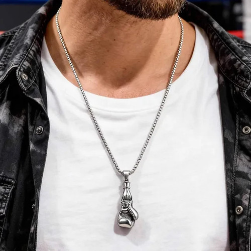 Collier gant boxe - collier, de