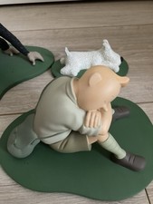 Trio Figurines Leblon Delienne « Tintin dort »(2002) Hergé/Moulinsart