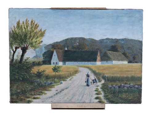 Paysage rurale avec - rurale, et