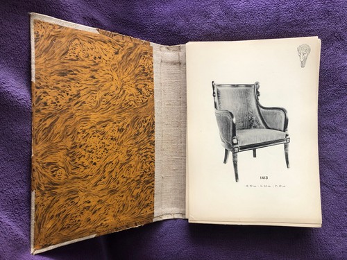 Rare catalogue fabrique - , de