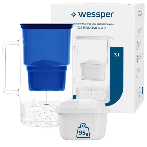 Filtre eau pot verre - à, 3l