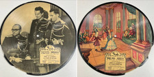 RARE PICTURE DISC 78 RPM 10" SATURNE Garde Républicaine & Fernand Datte (Violon)