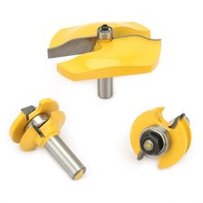 3pcs 1/2 Shank Ogee Raised