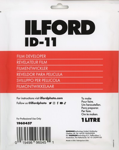 Ilford id11 révalteur film - id11,