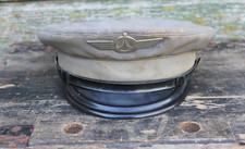 ORIGINAL LTSR BUS DRIVER VISOR CAP & INSIGNIA MERCEDES LITHUANIA USSR 1960s RARE