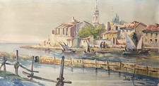 Port de Provence aquarelle