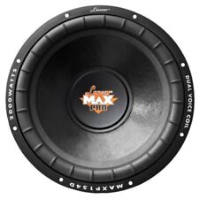 Sub Lanzar Max 38,0 CM 15 " MAXP154D 2000 Watts 4 + 4 Ohm 380 MM Bobine Double