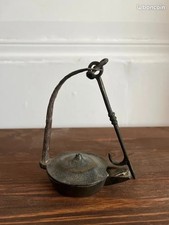 Ancienne Lampe De Mineur En