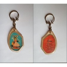 Céma moka margarine keychain, trim & raised dads, red (pc)
