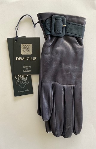 Gants femme cuir agneau gris