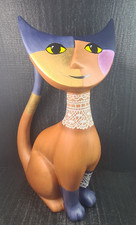 Goebel Rosina Wachtmeister Chat Porcelaine Cappuccino H 26 Cm X 17 Cm