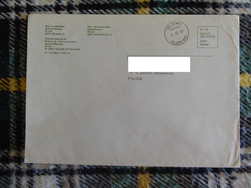 Enveloppe finlande cachet - finlande,