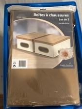Boite à chaussures lot de 2 
