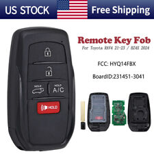 For Toyota RAV4 Prime 2021 2022 2023 BZ4X 2024 Smart Remote Key Fob - HYQ14FBX