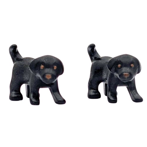 Playmobil chiens noirs - 2,