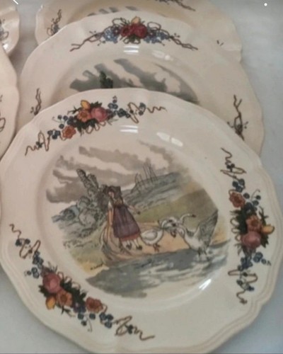 Assiettes anciennes - assiettes,