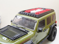 Echelle Toit Rack Utilitaire Rack pour Axial SCX6 1/6 Crawler Jeep Jlu Wrangler