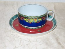 Design Porcelaine Rosenthal Versace Le Roi Soleil Tasse À Thé + Soucoupe N5