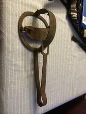 Piege à loup renard ancien A Mâchoire Collection Déco Vintage Trappeur Chasse