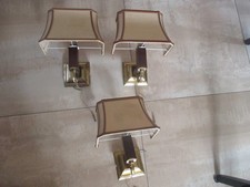 lot de 3 appliques vintage